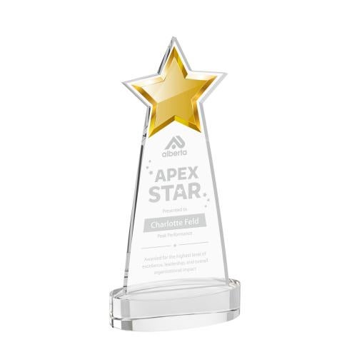 Recognition Awards - Crystal Awards - Starlite Award on Alberton Base - Clear