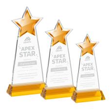Starlite Award on Hartford Base - Amber - Star Awards
