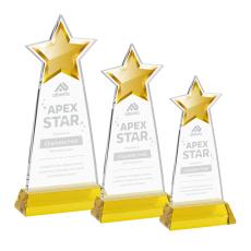 Starlite Award on Hartford Base - Gold - Star Awards