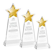 Starlite Award on Hartford Base - Clear - Star Awards
