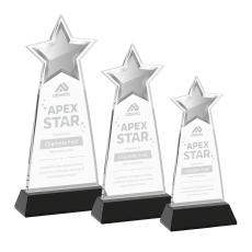 Starlite Award on Hartford Base - Black - Crystal Awards