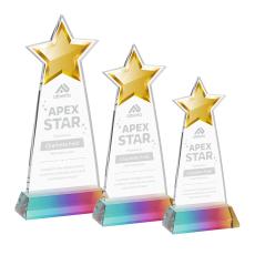 Starlite Award on Hartford Base - Prismatic - Crystal Awards