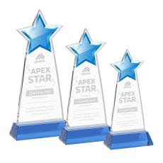 Starlite Award on Hartford Base - Sky Blue - Star Awards