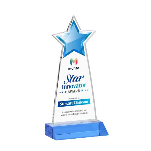 Recognition Awards - Crystal Awards - Starlite VividPrint&trade; Award - Sky Blue