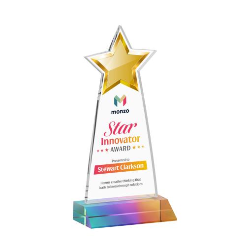 Recognition Awards - Crystal Awards - Starlite VividPrint&trade; Award - Prismatic