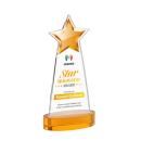 Starlite VividPrint&trade; Award on Alberton Base - Amber