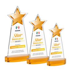 Starlite VividPrint Award on Alberton Base - Amber - Star Awards