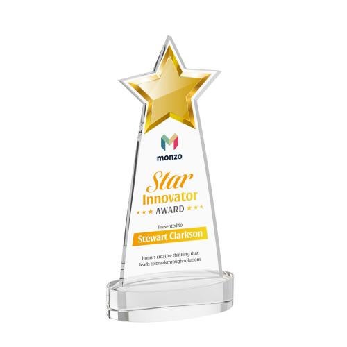 Recognition Awards - Crystal Awards - Starlite VividPrint&trade; Award on Alberton Base - Clear
