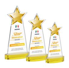 Starlite VividPrint Award on Alberton Base - Gold - Star Awards