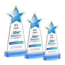 Starlite VividPrint Award on Alberton Base - Sky Blue - Star Awards
