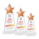 Starlite VividPrint&trade; Award on Alberton Base - White