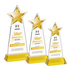 Starlite VividPrint Award on Hartford Base - Gold - Star Awards