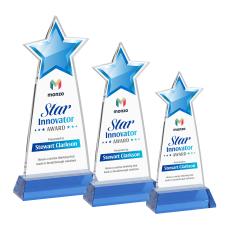 Starlite VividPrint Award on Hartford Base - Sky Blue - Star Awards