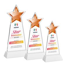 Starlite VividPrint Award on Hartford Base - White - Star Awards