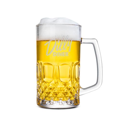 Corporate Gifts - Barware - Beer Steins and Pilsners - Bierfaust Beer Stein - Deep Etch
