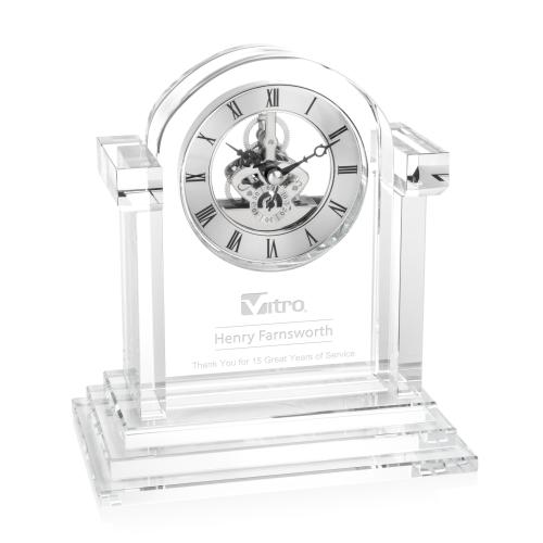 Recognition Awards - Shop by Recipient - Retirement Awards - Velia Clock - Silver