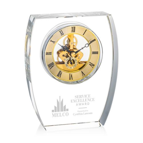 Recognition Awards - Shop by Recipient - Retirement Awards - Barchus Clock - Gold