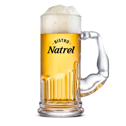 Corporate Gifts - Barware - Beer Steins and Pilsners - Muscle Man Beer Stein - Imprinted