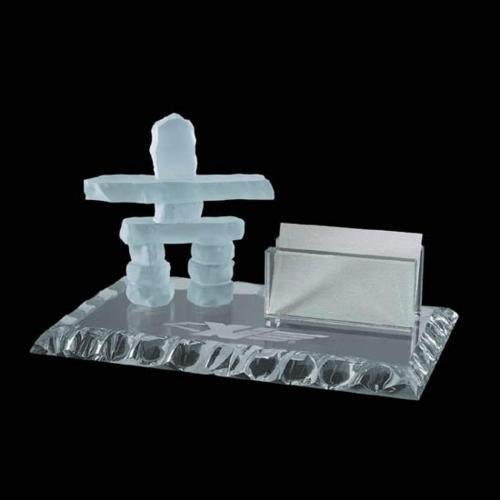 Corporate Gifts - Card Holders - Inukshuk Business Card Holder
