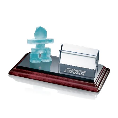 Recognition Awards - Deal Toys - Inukshuk Card Holder