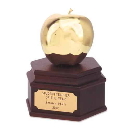 Recognition Awards - Shop by Recipient - Sales Awards - Apple Award - 24K Gold