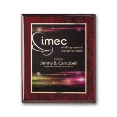 SpectraPrint Plaque - Rosewood Gold - Full Color Plaques