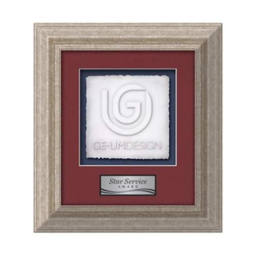 Plaque Awards - Framed Awards & Plaques - Terrene -  Antique Silver