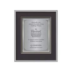 Fenestra Certificate TexEtch - Silver - Certificate Frames