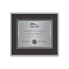Fenestra Certificate TexEtch - Silver - Framed Awards & Plaques