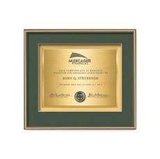 Fenestra Certificate TexEtch - Gold - Certificate Frames