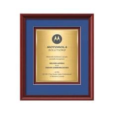 Raven Certificate TexEtch - Mahogany - Plaque Awards