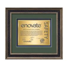 Tuscan Certificate TexEtch - Rustic/Charcoal - Plaque Awards