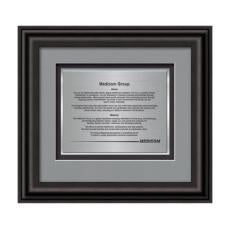 Cardoba Certificate TexEtch - Black - Framed Awards & Plaques