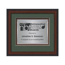 Jasper Certificate TexEtch - Dark Walnut - Framed Awards & Plaques