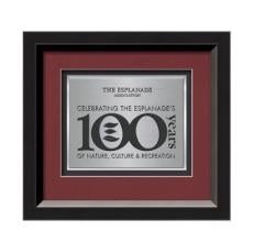 Omni Certificate TexEtch - Black/Black - Framed Awards & Plaques