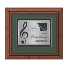 Terrene Certificate TexEtch - Dark Walnut - Certificate Frames