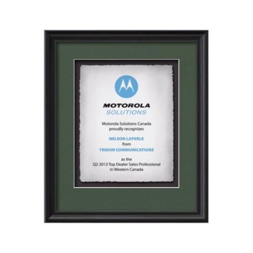 Plaque Awards - Framed Awards & Plaques - Raven -  Black