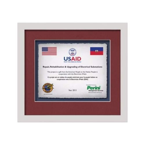 Plaque Awards - Framed Awards & Plaques - Primrose -  White