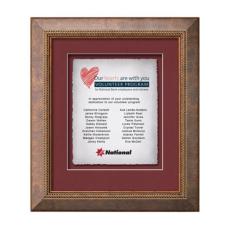 Lazio -  Bronze/Copper - Framed Awards & Plaques