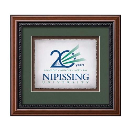 Plaque Awards - Framed Awards & Plaques - Deco -  Mahogany