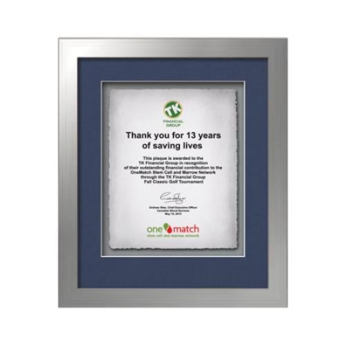 Plaque Awards - Framed Awards & Plaques - Eldridge -  Silver