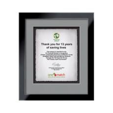 Eldridge -  Gloss Black - Framed Awards & Plaques
