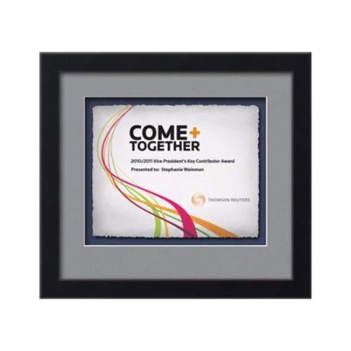 Plaque Awards - Framed Awards & Plaques - Eldridge -  Satin Black