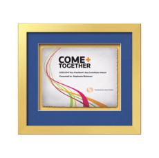 Eldridge -  Gold - Framed Awards & Plaques