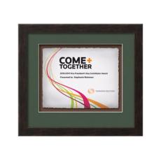 Eldridge -  Espresso Dark Walnut - Framed Awards & Plaques