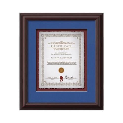 Plaque Awards - Framed Awards & Plaques - Monarch -  Mahogany