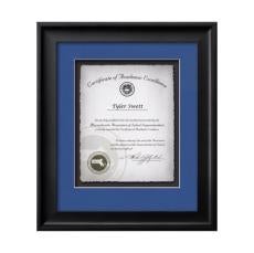 Yorktech Certificate Frame - Framed Awards & Plaques