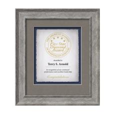 Calder -  Grey Oak - Framed Awards & Plaques