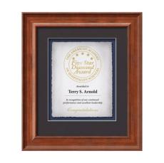 Calder -  Light Walnut - Framed Awards & Plaques