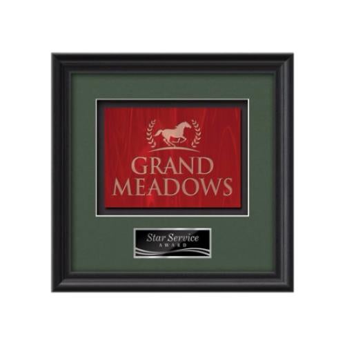 Plaque Awards - Framed Awards & Plaques - Raven -  Black